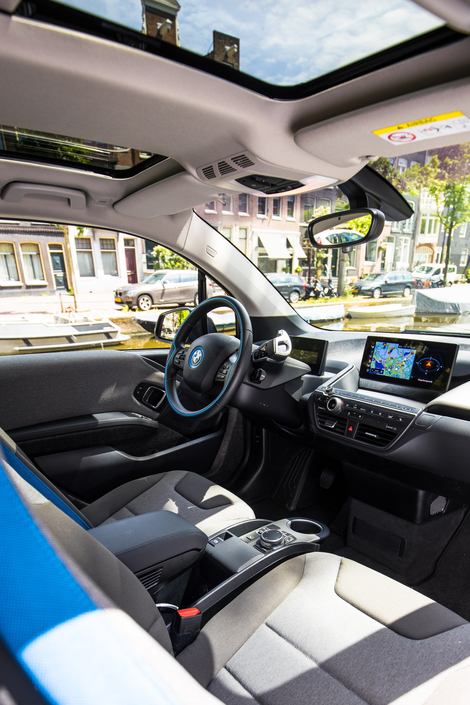 Car Interior on Sunny Day