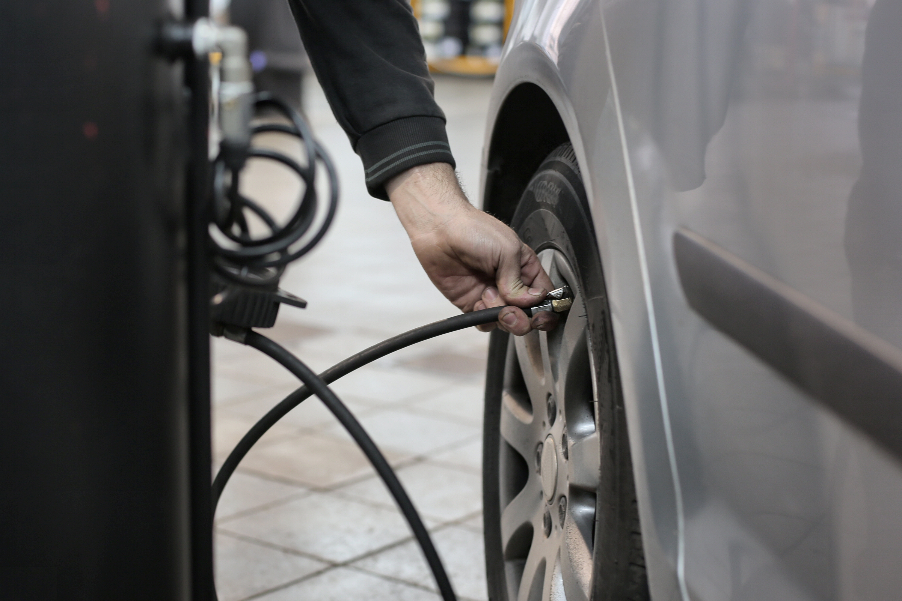 Inflating A Balanced Tire